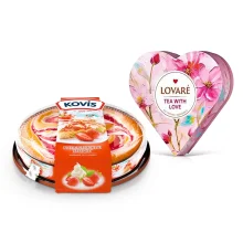 Geschenkset - Mit Liebe,  Tee + Kuchen