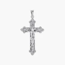 Kreuz Anhänger, Silber 925°, 58 cm