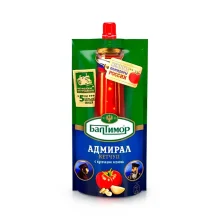 Кетчуп - Адмирал, без консервантов, с чесноком, Балтимор, 230 мл