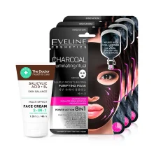 Gesichtsset - Reinigung und Regeneration, 3-in-1-Creme + Maske: 3 Stk.