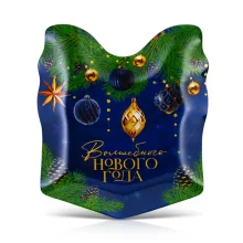 Neujahrsteller - Zauberhaftes neues Jahr!, Glas, 15,1 x 17,3 cm