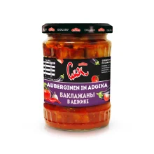 Auberginen in Adschika, 530 g