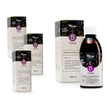 Tinktur aus 5 Kräutern – Beruhigungsmittel, Pharmgroup, 250 ml х 4