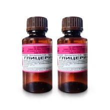 Глицерин, пластиковый флакон, 2  х 25 г