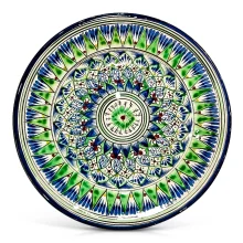 Lagan Teller - Risсhtan, Keramik, Handarbeit, Muster MIX, Ø 27 cm