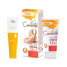 Körperpflegeset, Enthaarungscreme + Creme mit Panthenol