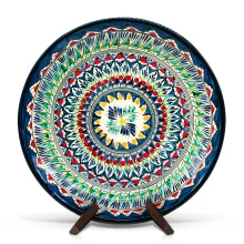 Ляган - Мехроб Д8, керамика, ручная работа, Ø 37 см