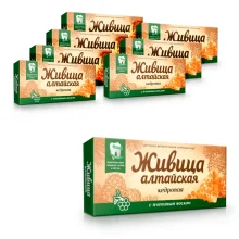  Живица - Алтайская кедровая, с пчелиным воском, 4 шт. х 8 упак.