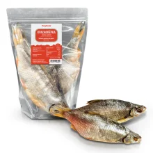 Rotfeder, Plötze (Rutilus rutilus) nicht ausgenommen, gesalzen und gedörrt, 1 kg