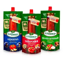 Набор кетчупов - К шашлыку, Балтимор, 3 х 260 мл