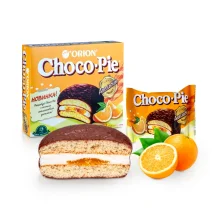 Бисквит - Choco Pie, с апельсиновой начинкой, Orion, 12 х 30 г