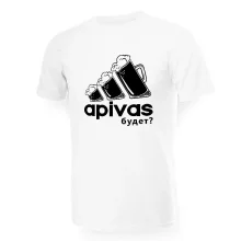 T-Shirt für Männer - Design Apivas budet, Baumwolle