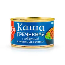 Каша гречневая с говядиной, 400 г