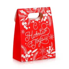 Geschenkverpackung - Frohes Neues Jahr!, 12 х 16 х 6 cm