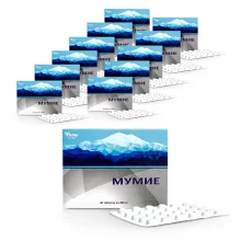 Мумие - Фарм групп, 60 таблеток по 200 мг. х 12 шт. 