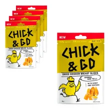 Getrocknete Hähnchenbrustfiletscheiben mit Senf-Honig Geschmack, Chick & Go, 5 х 30 g