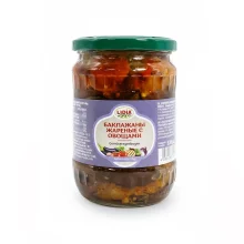 Gebratene Auberginen mit Gemüse - Gemüseregenbogen, Lidia, 520 g