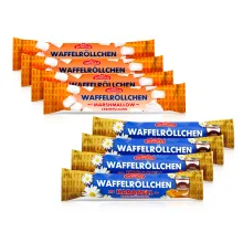 Waffelröllchen Set mit Füllung, Dovgan, 8 x 45 g
