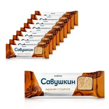 Сырок творожный со сгущенным молоком и ароматом ванили, глазированный, Савушкин, 10 х 40 г
