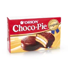 Gebäck - Choko pie, mit Schaumzuckerfüllung in kakaohaltiger Fettglasur, 120 g    