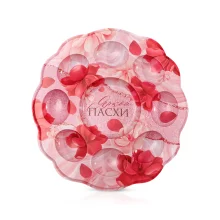 Platte für 8 Ostereier - Blumen, Ø 25 cm