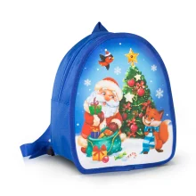 Kinderrucksack - Weihnachtsmann und Fuchs, 20 х 23 cm