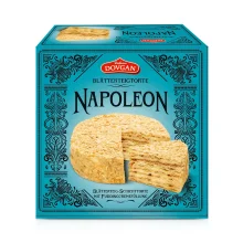 Blätterteigtorte - Napoleon, mit Puddingcreme, Dovgan, 1 kg