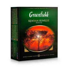 Чай чёрный - Kenyan Sunrise, Greenfield, 100 x 2 г