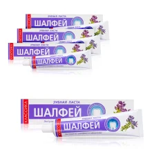 Зубная паста - Шалфей, Классика, 150 г х 4 шт. 