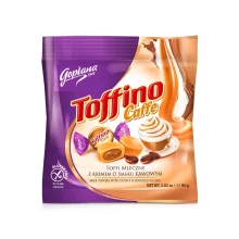 Конфеты - Toffino Caffe, молочный ирис с кофейной  начинкой, Goplana, 80 г