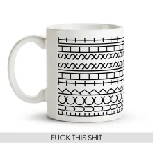 Tasse - Fuck this shit, Keramik, 330 ml