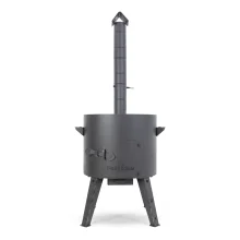 Feuerofen - KazanoFF mit abnehmbarem Ofenrohr, für Kasan 16 Liter, Ø 44 cm