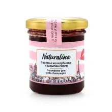 Konfitüre aus Erdbeer-Champagner, Naturalina, 170 g