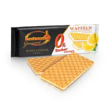 Waffeln - mit Zitronengeschmack, zuckerfrei, 150 g