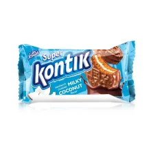 Печенье - Супер Контик, с молочно-кокосовым вкусом, Konti, 90 г
