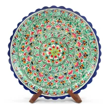 Ляган - КараКалам KR7, Риштан керамика, Ø 37 см Ляган - КараКалам KR7, Риштан керамика, Ø 37 см