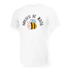 Футболка мужская - дизайн Никого не жаль, хлопок