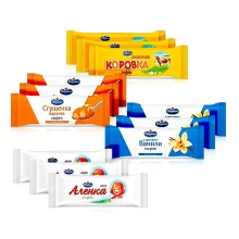 Набор творожных сырков - Савушкин, 12 x 40 г