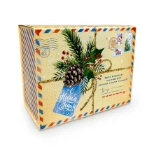 Geschenkbox-Transformator - Neujahrspaket, 25 x 20 x 11 cm