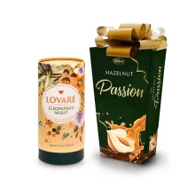 Geschenkset - Passion,  Tee Lovare  + Konfekt 196 g