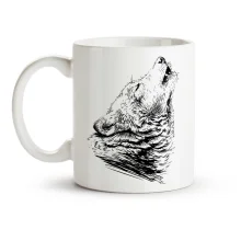 Tasse - Design Wolf, Keramik, 330 ml