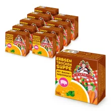 Erbsensuppe mit Bacongeschmack, Hosyaushka, 10 х 160 g