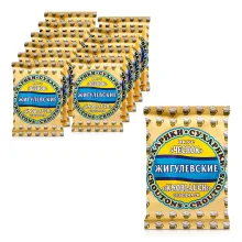 Schwarzbrotcroutons - Zhiguljovskie, mit Geschmack von geröstetem Knoblauch, 12 х 50 g    