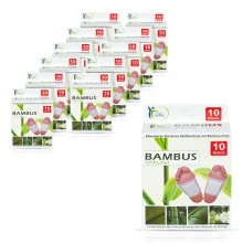 Fußpflaster, Bambus VITAL - Pad, 12 х 10 St. 