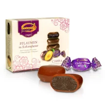 Konfekt - Pflaumen in Schokoladenglasur, 200 g