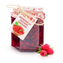 Варенье  из лесной малины, Leis, 230 г