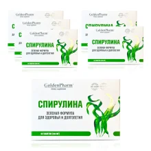 Спирулина, Golden Pharm, 60 таблеток х 6 шт.