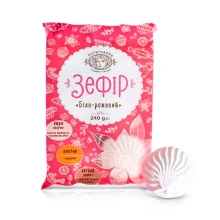 Зефир бело розовый, Богуславна, 240 г