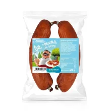 Wurst geräuchert - Ot Testja, mit Knoblauch, Schweinefleisch, Zarenhoff, 600 g Wurst geräuchert - Ot Testja, mit Knoblauch, Schweinefleisch, Zarenhoff, 600 g
