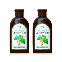 Шампунь - Дегтярный, для укрепления волос, Golden Pharm, 2 х 250 мл